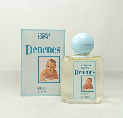 Denenes Colonia Suave De 100 Ml Antonio Puig Frasco De Cristal Vintage 
