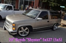 20 Boyd Coddington Billet Wheels Chevy C1500 454ss 5x5 5x127 Obs C10 20 Boyd Coddington Billet Wheels Chevy C1500 454ss 5x5 5x127 Obs C10