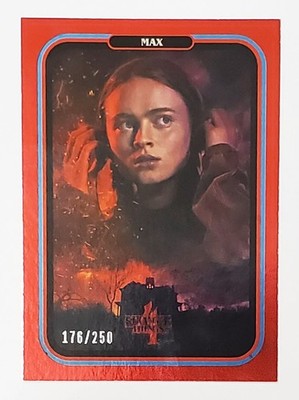Zerocool Stranger Things Butcher Billy Red Metal #7 Max Mayfield #176/250