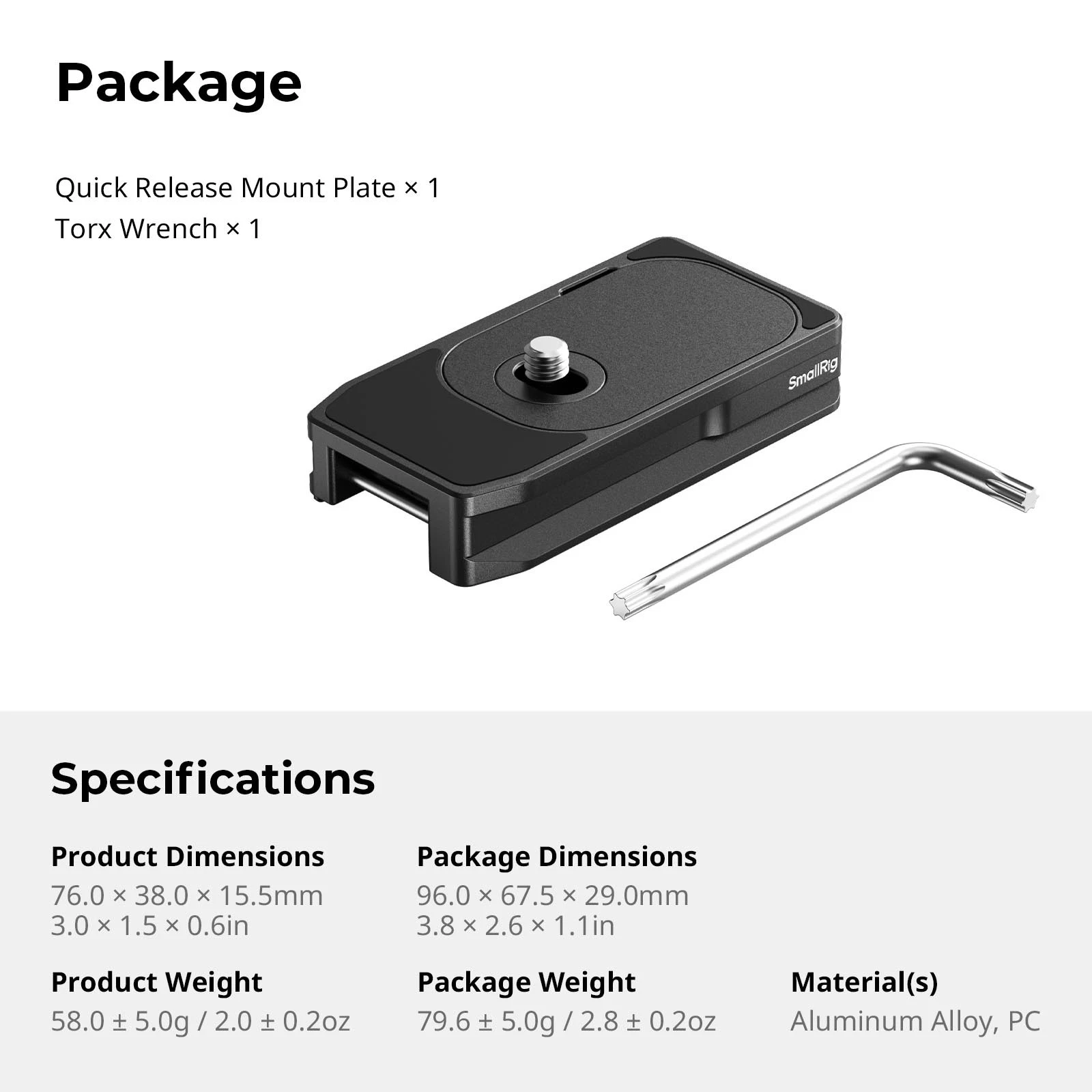 SmallRig Universal Mount Plate for AirTag/SmartTag2 - Thumbnail 5