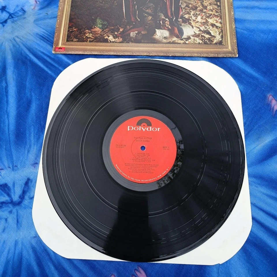1978 Chick Corea Mad Hatter Vinyl NM / EXC Record Jazz Alice In Wonderland Foto 2 de 4