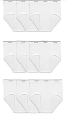 Fruit of the Loom Men's White Briefs Underwear 9-Pack Size XL❗️No Tags