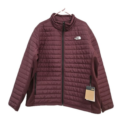 #ad North Face Canyonlands Hybrid Puffer Jacket NWT Mens XXL Slim Fit Alpine Plum $99.00