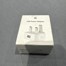 Official Apple MD812B/C 5W USB Power Adapter for iPhone/iPod - White