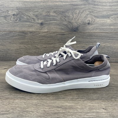Cole Haan Gray Canvas Lace-Up Sneakers Men main image 3