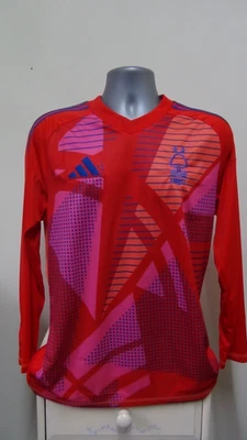 Nottingham Forest Goalkeeper Shirt Jersey Sponsor Less 2024-2025 SELS 26 Large - Image 1 of 4