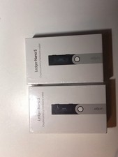2- Ledger Nano S Cryptocurrency Hardware Wallets NEW & FACTORY SEALED