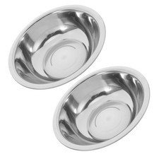 2 PCS Foot Soak Bowl Bathroom Basin Stainless Steel for Soaking Feet