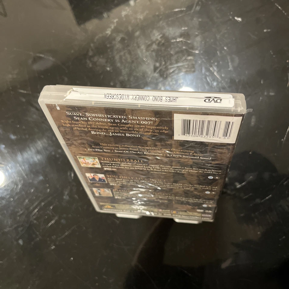 THUNDERBALL/ YOU ONLY LIVE TWICE/ DIAMONDS ARE FOREVER (DVD, 3 FILM) BOND 007 - Image 3 of 4