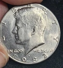 AU-BU 1982-D 50C Kennedy Half Dollar