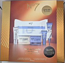 No7 Ultimate Skincare 6 Item Skin Care Box Set LOT Sealed Eye face cream serum