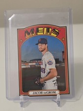 2021 Topps Heritage - 1972 Die-Cuts Jacob deGrom #72DC-3