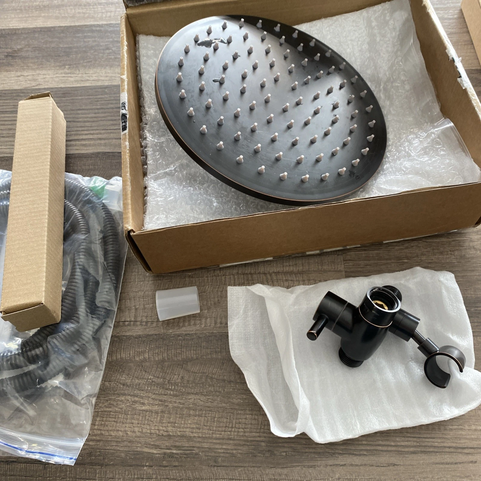 G-Promise All Metal Dual Shower Head Combo | 8" Rainfall Shower Head Handheld/af