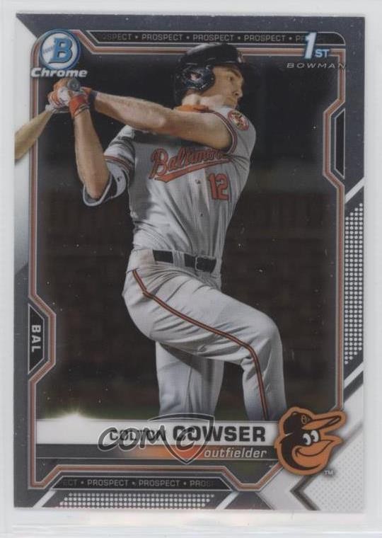 2021 Bowman Draft Chrome Colton Cowser #BDC-166 11if