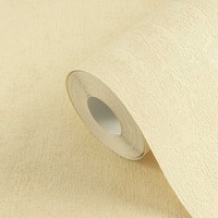 Vliestapete In Sanfter Farbgebung Und Minimalistischer Strukturoptik – Gelb, Bei