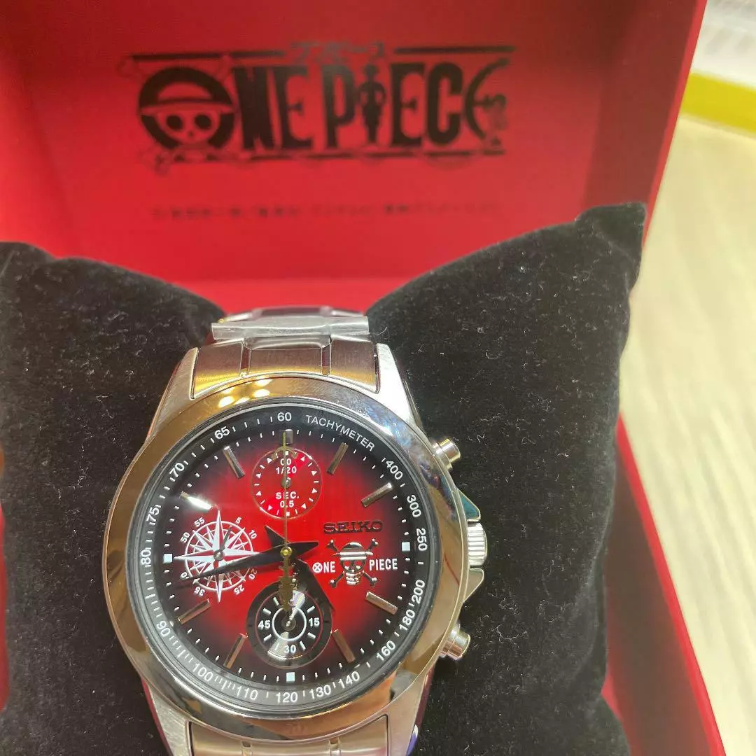 SEIKO ONE PIECE Watch 20th Anniversary Limited Luffy Chronograph Quartz  Anime JP