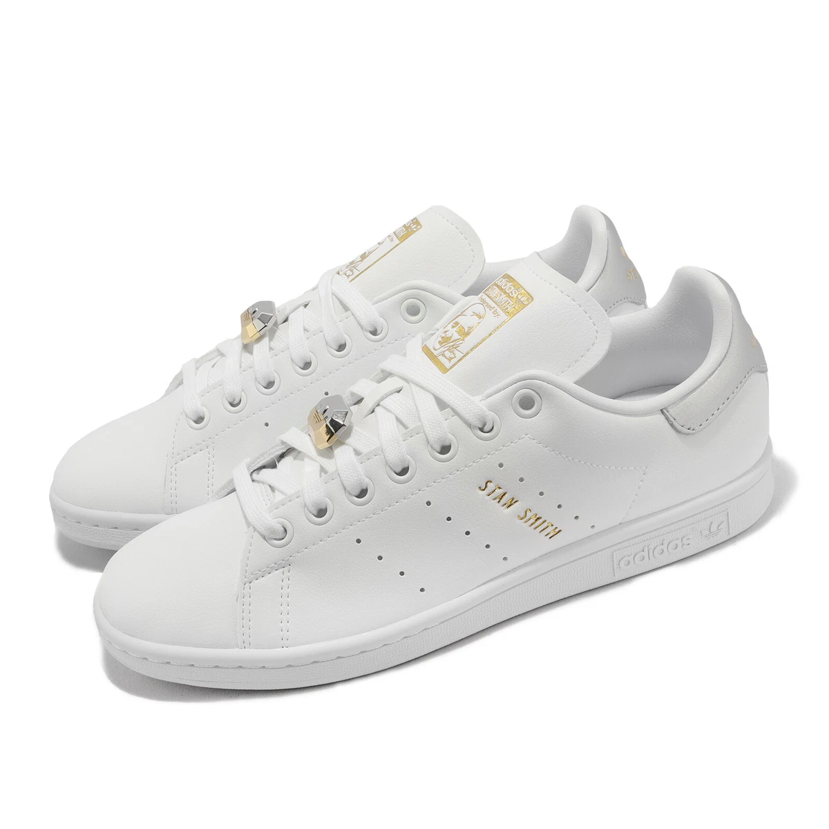 White and gold hotsell stan smith womens