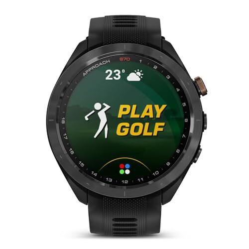 Garmin Approach S70 47mm Bronze Golf GPS Watch Color AMOLED