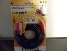 Philips 6FT S-Video Stereo Audio Cable