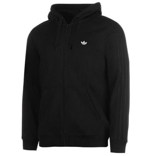 Men's New Adidas Originals Zip Hoodie Hoody Hooded Sweatshirt Jumper Jacket Top  - Picture 1 of 4