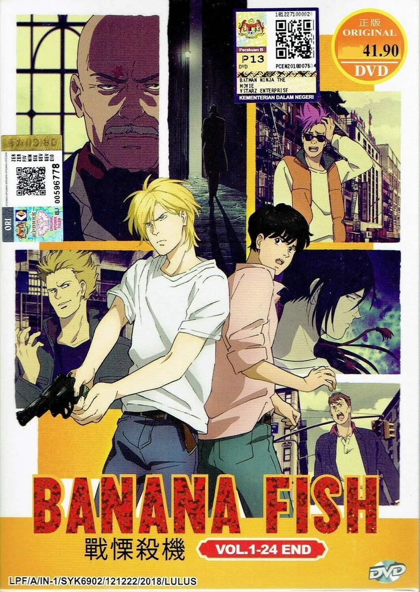 BANANA FISH - COMPLETE ANIME TV SERIES DVD BOX SET (1-24 EPS) SHIP