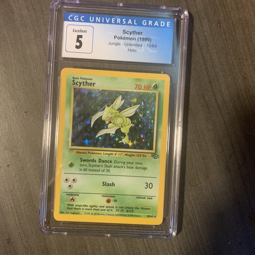 Scyther (Unlimited) graded CGC 5 for sale on eBay