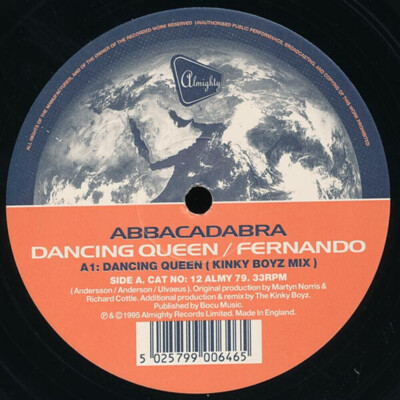 Abbacadabra - Dancing Queen / Fernando - Almighty Records - 12 ALMY 79 - 12'' 179