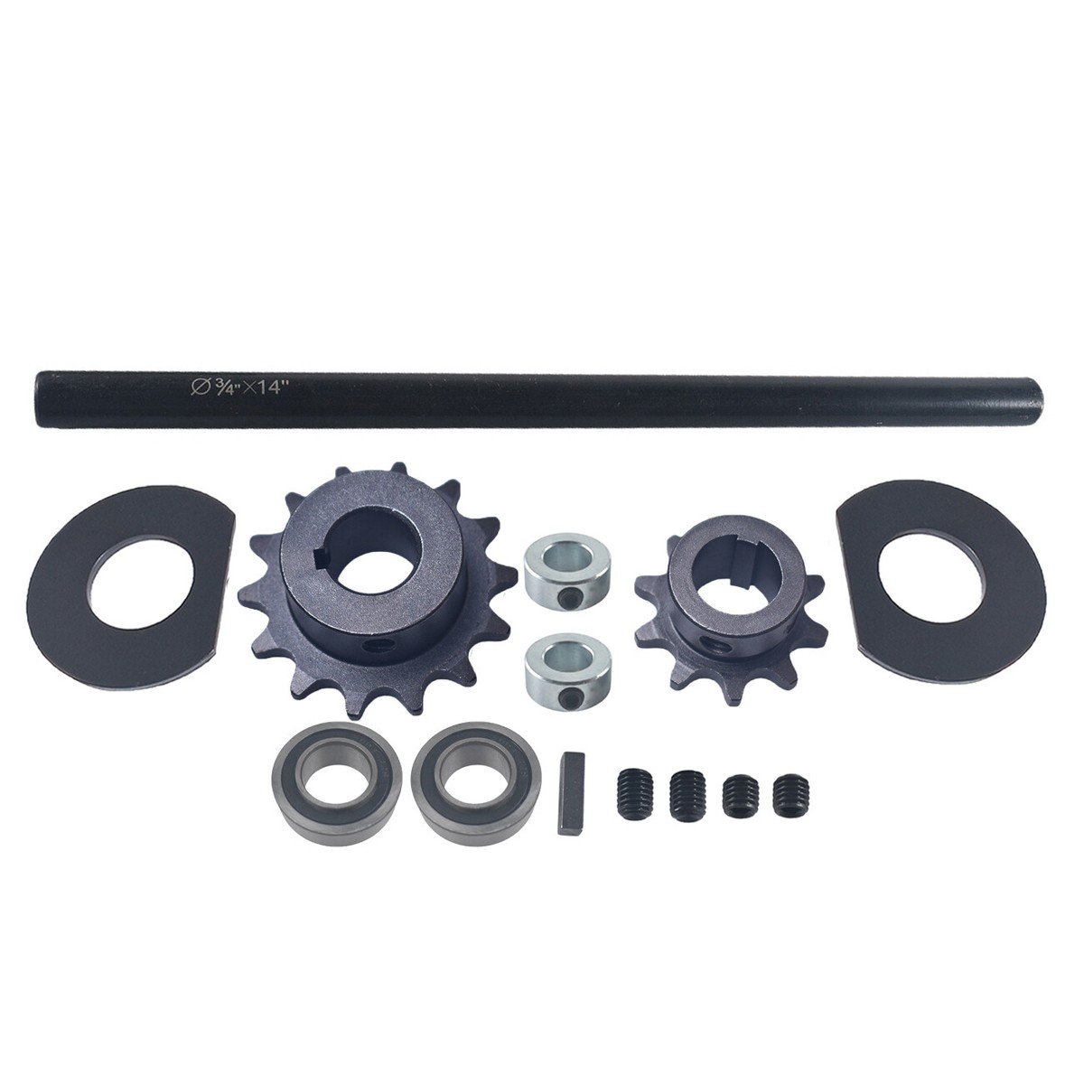 Complete Jackshaft Kit For Go Kart / Mini Bike 3/4