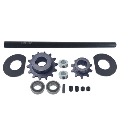 Complete Jackshaft Kit For Go Kart / Mini Bike 3/4'' X 14'' 40/41/420 Chain