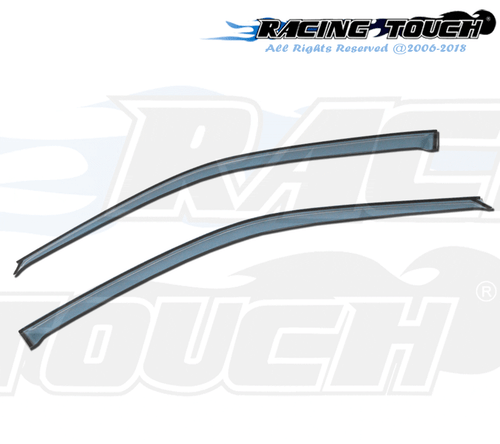 Light Grey Outside Mount Visor Rain Guard 2pcs For Honda Accord Coupe 1994-1997 - Picture 1 of 7