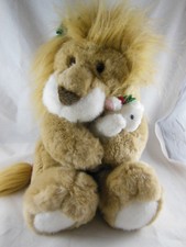 Vtg The Lion And The Lamb Plush 1994 12" sitting Commonwealth Dayton Hudson