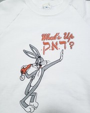 Vtg 80s BUGS BUNNY Hip Hop Cartoon Sweatshirt Warner Brothers Sz XL RARE