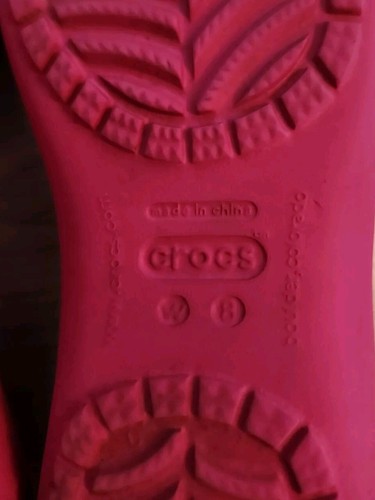 Crocs Kadee Ballet Flat Slip Ons Pink Size 8 Breathable Comfortable - Picture 9 of 11