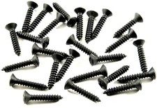 6 X 34 Phillips Oval Head Black Trim Screws Qty-25 2003