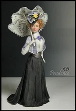 1:12 Visual Miniature Doll Dressing~ Dana Burton~ PRUDENCE TUTORIAL/PATTERN