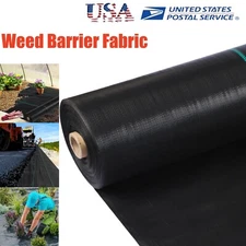Weed Barrier Fabric 2.4/3.2 OZ Landscape Heavy Duty PP Ground Cover Garden Farm