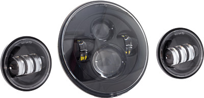 Letric Lighting Co. LLC-ILHK-7B 7in. LED Headlight with Passing Lamps for compat