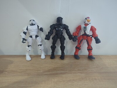 Star Wars Hero Mashers X-Wing Fighter Resistance Pilot Hasbro und Konvolut