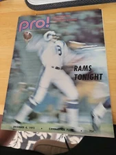 PRO! MAGAZINE MON DEC 4,1972 RAMS 26 49ERS 16 @ CANDLESTICK PARK GABRIELGOOD