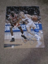 Cleveland Cavaliers CRAIG EHLO Signed 8x10 MICHAEL JORDAN Photo CAVS AUTOGRAPH 1