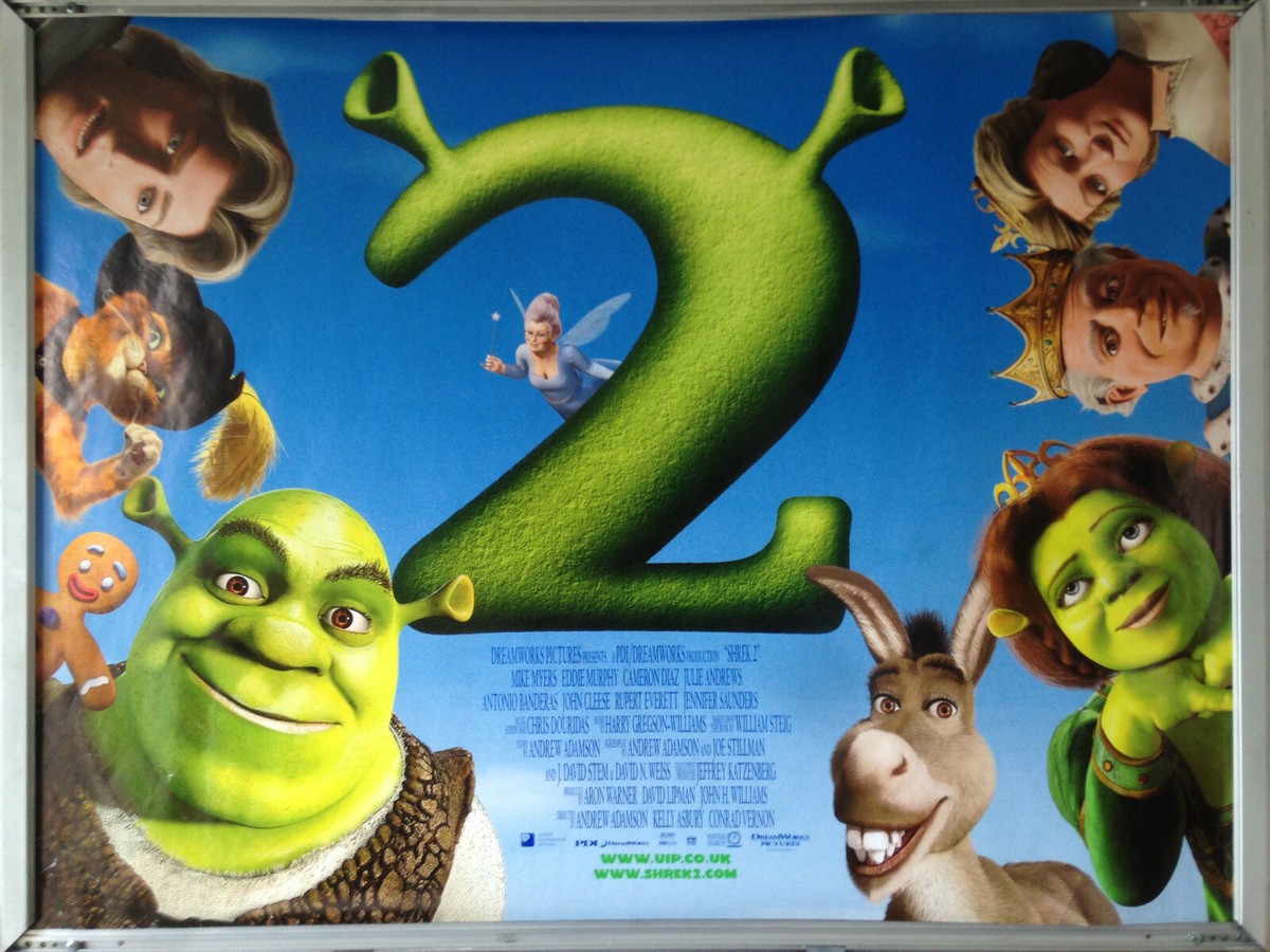 Shrek 2 Plakat Shrek 2 Der Tollkühne Held Kehrt Zurück