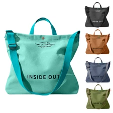 RIVERICH Canvas Tote Handbags Casual Shoulder Work Bag Crossbody Top Handle Bag