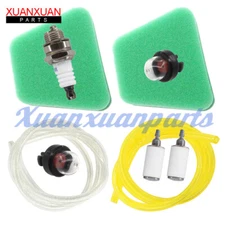 Air Filter For Poulan Craftsman Gas Fuel Line Filter Primer Bulb Pump Spark Plug