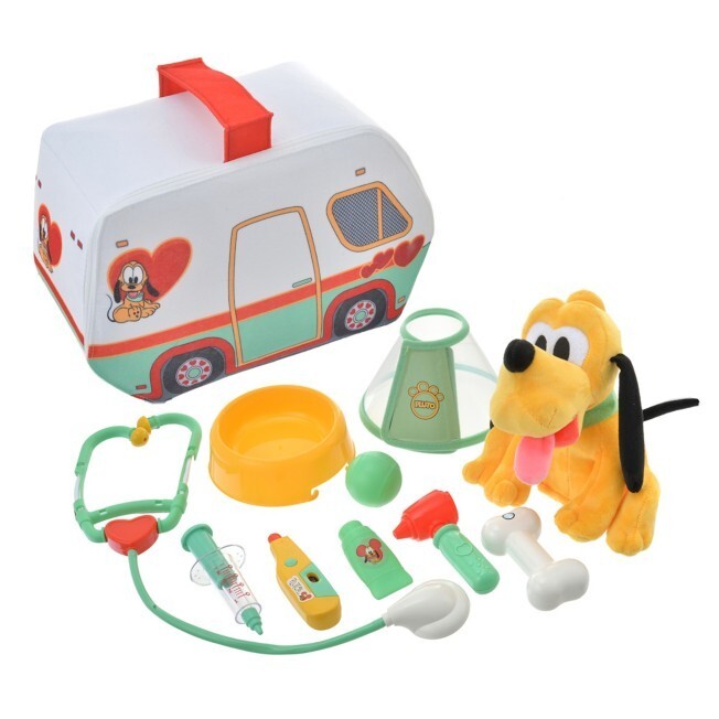 PLUTOさま専用 Disney Store Japan Pluto Toy Vet Set Sound & Move Carry Case