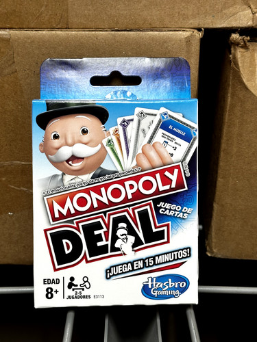 Monopoly Deal Card Game by Hasbro NEW SPANISH VERSION