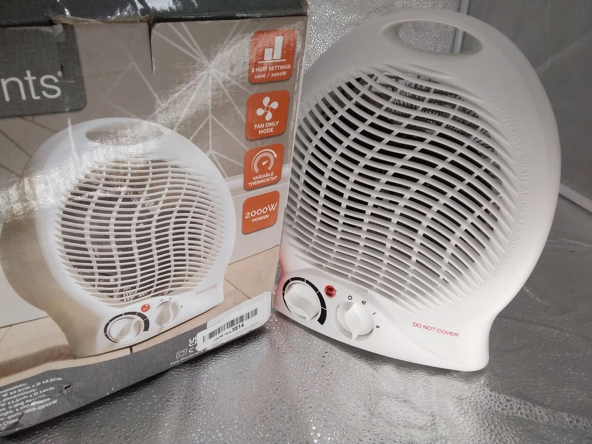 Fine Elements HEA1006 Upright Fan Heater - White 5024996704983 | eBay
