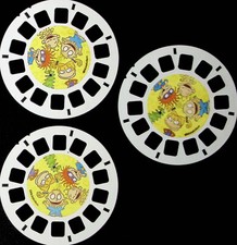 Rugrats, Reptar,  Baby Dill 3d View-Master 3 Reel Set - Nickelodeon 1999