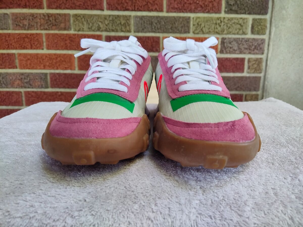 Size 7 - Nike Waffle Racer 2X White Bright Crimson W for Size 7 - Nike Waffle Racer 2X White Bright Crimson W for