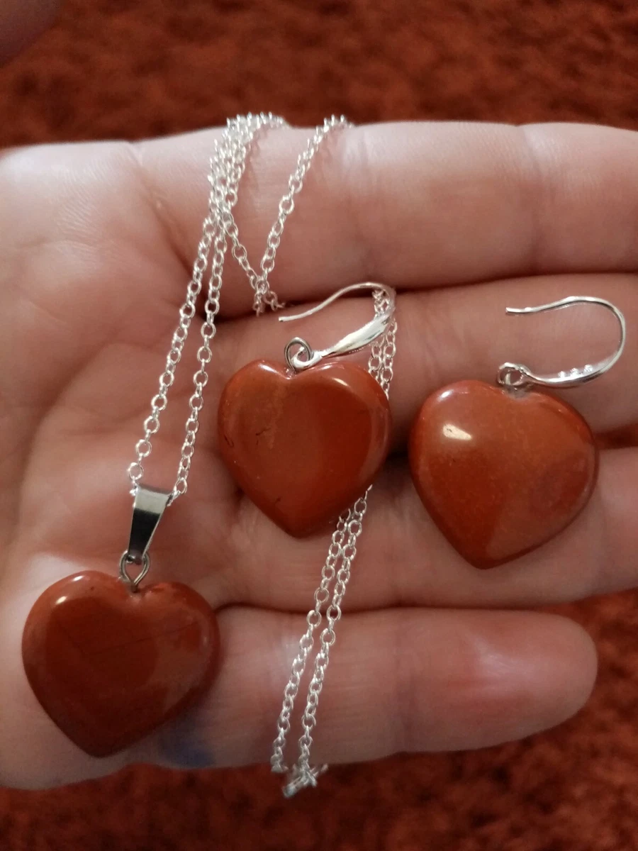 Red granite necklace sale