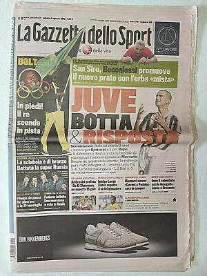 SPORT JOURNAL 4 AUGUST 2012 LONDON OLYMPICS USAIN BOLT PHELPS RECORD